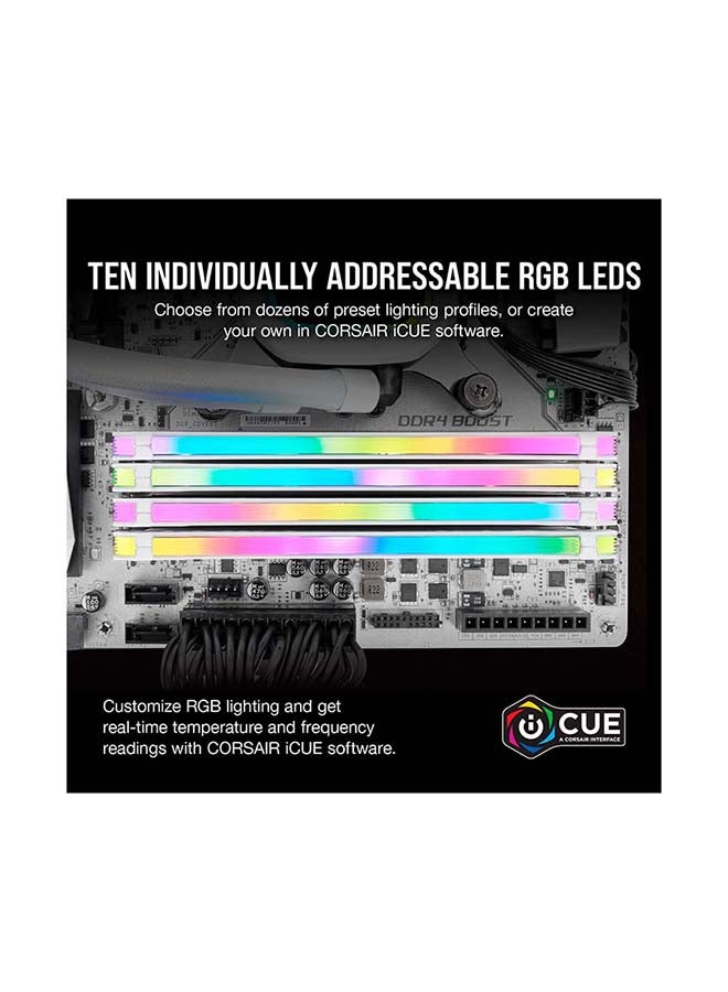 CORSAIR - DDR4 3200MHz C16 XMP 2.0 Enthusiast RGB LED Illuminated Memory - Image 1