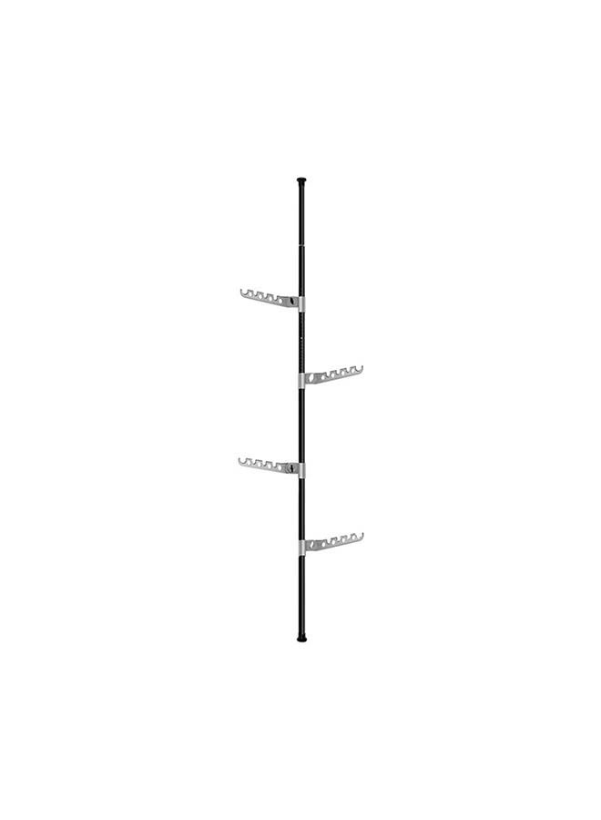 fashionhome 4 Layered Storage Rack And Hanger Black 3.1meter - Image 1