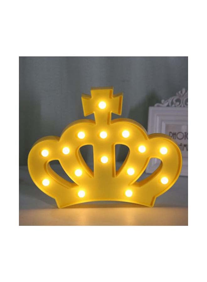 فاشون هوم مجموعة مصابيح LED ليلية على شكل تاج مكونة من 15 قطعة 29x23x3سم  - Image 1