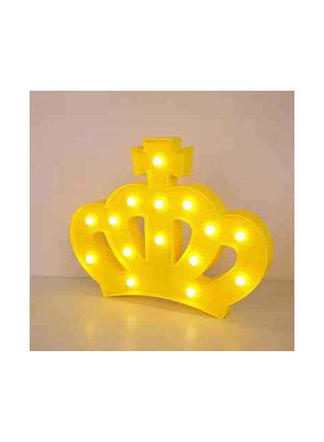 فاشون هوم مجموعة مصابيح LED ليلية على شكل تاج مكونة من 15 قطعة 29x23x3سم  - Image 2