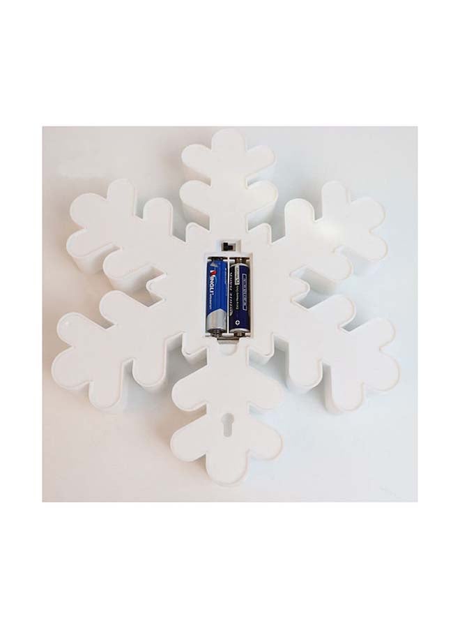 12-Piece Led Snowflake Shaped Night Light White 25x25x3cm - v1613459709/N44459232A_3