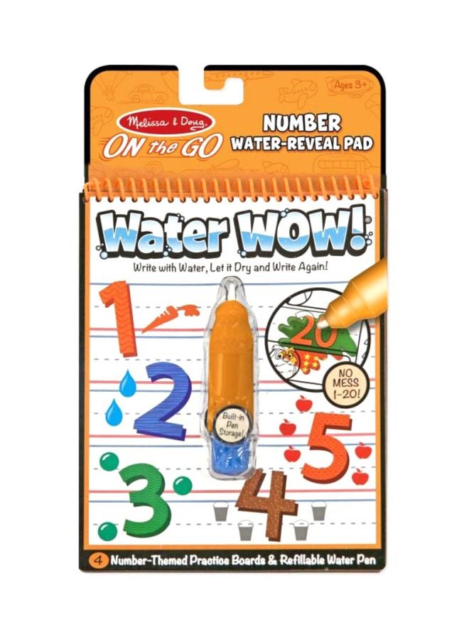 ميليسا آند دوج لوحة تعلم الأرقام بالماء ووتر واو طراز 5399 - Image 1