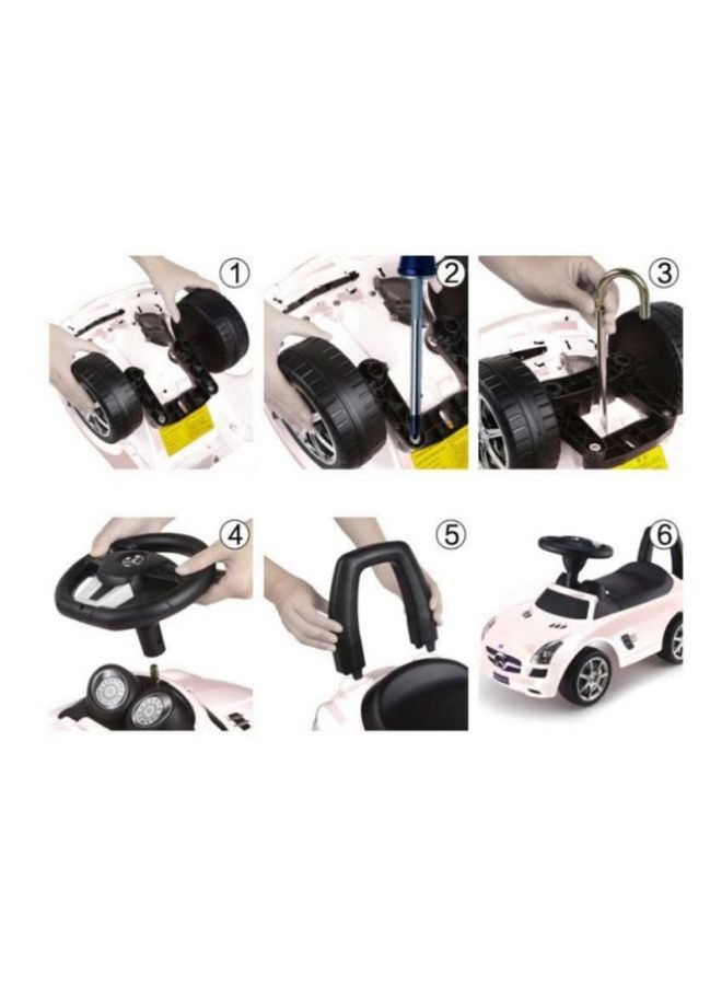 أملا سيارة مرسيدس بنز تعمل بالدفع 152.4x38.1x76.2سم - Image 5