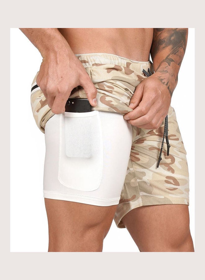 2-In-1 Athletic Shorts With Pockets Multicolour  - Image 4