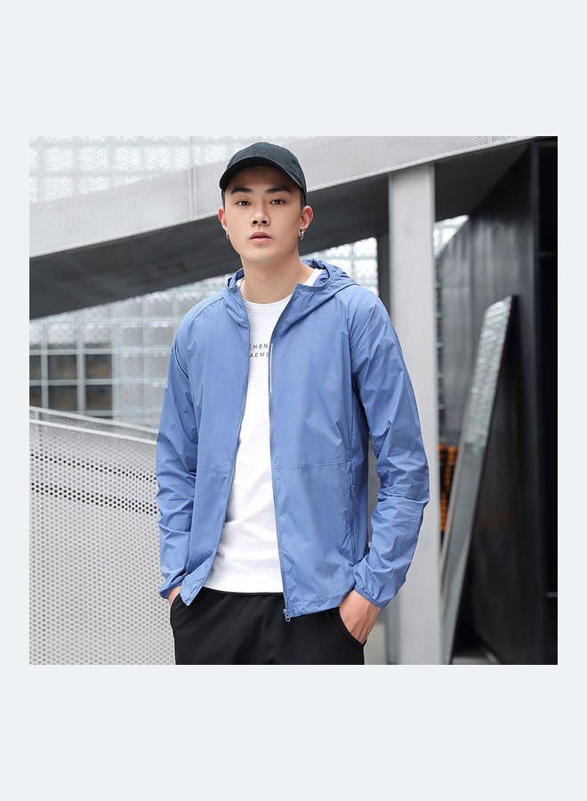 Sun Protective Waterproof Jacket Blue - Image 2