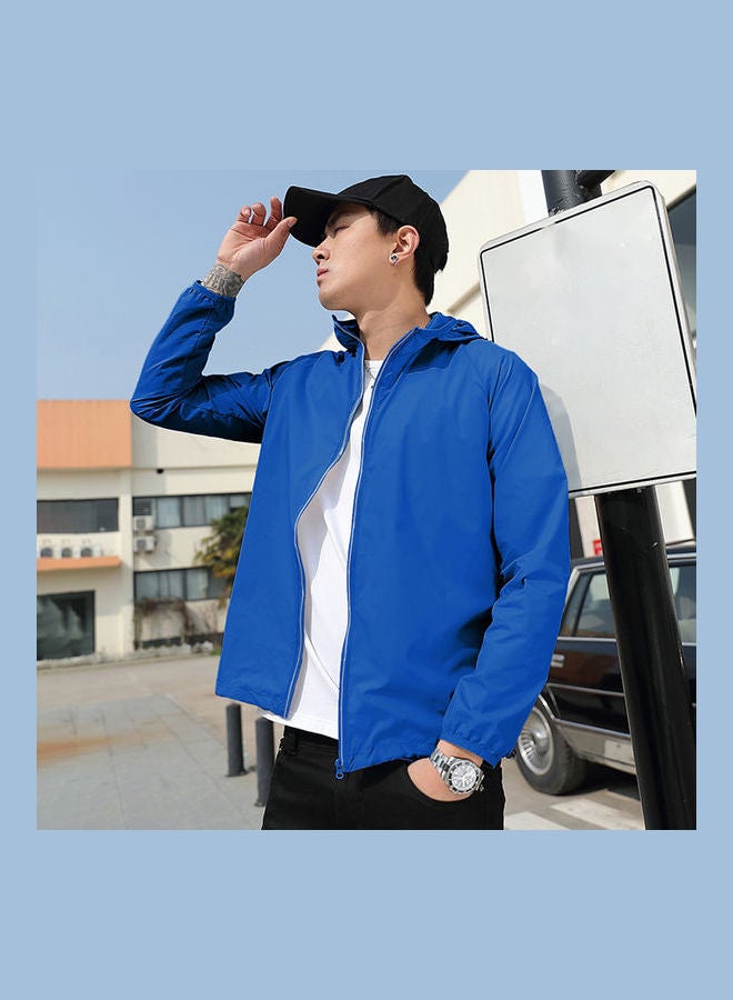 Generic - UV Sunshine Waterproof Coat Blue - Image 1