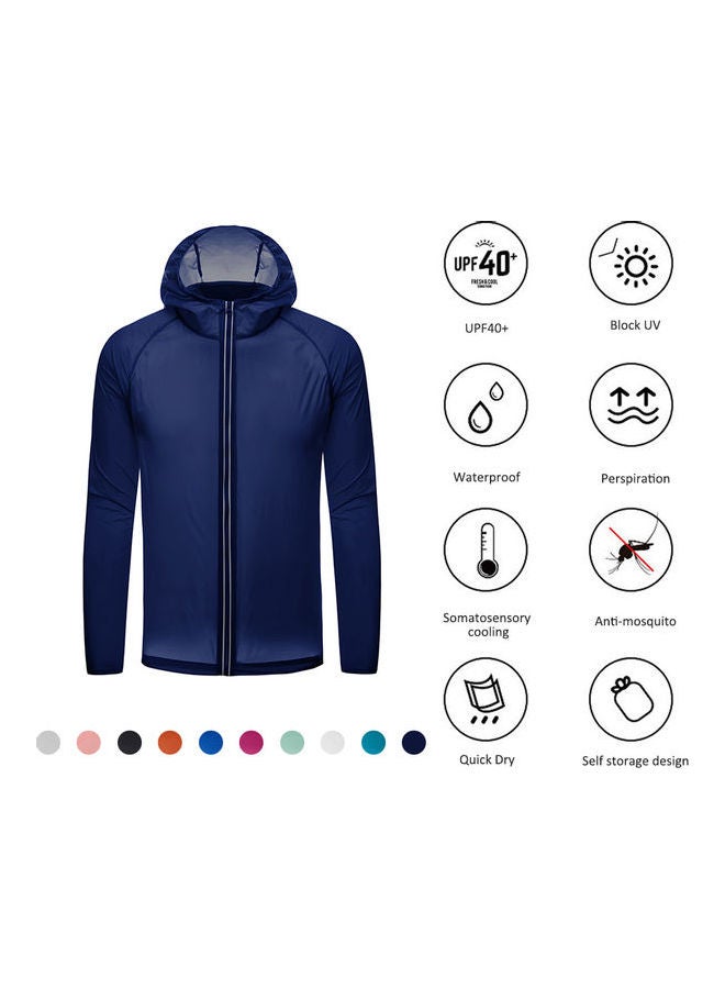 UV Sunshine Waterproof Coat Blue  - Image 3