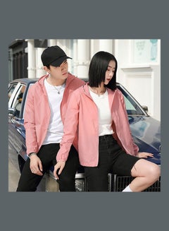 Generic UV Sunshine Waterproof Coat Pink  - Image 2
