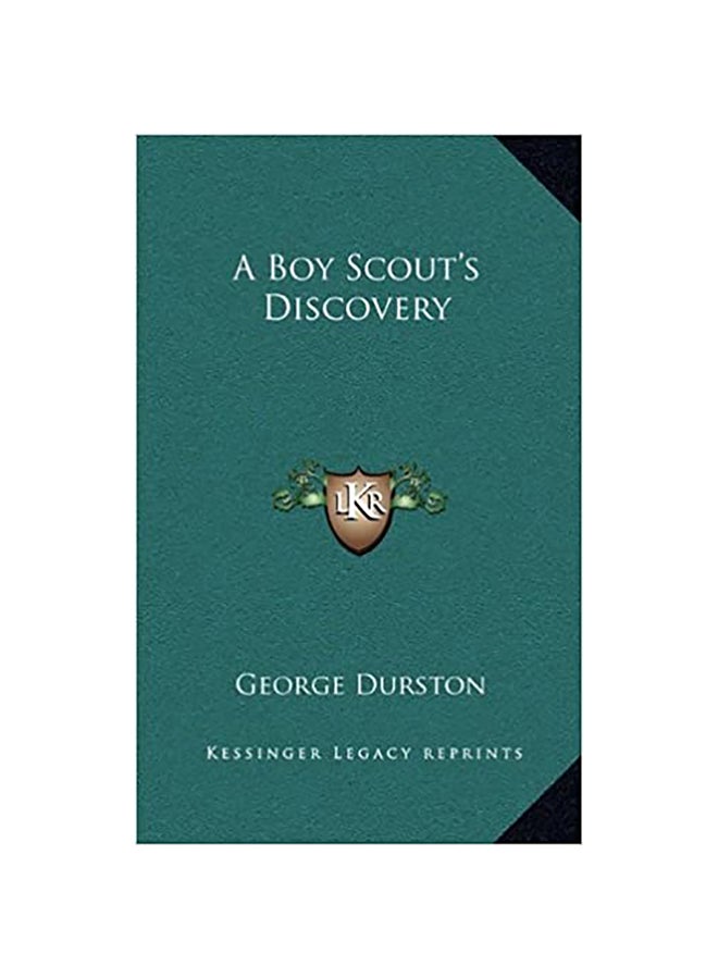 A Boy Scout's Discovery paperback english 