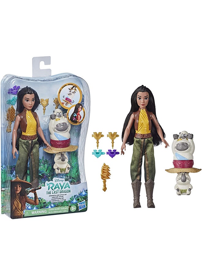 Disney Princess Raya and the Last Dragon Strength and Style Set Fashion Doll - Image 2