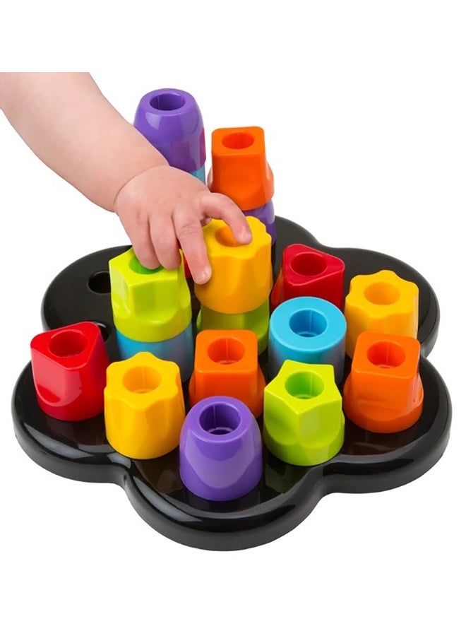 20 Piece Tots First Chunky Pegs 15.6X9.5X3.6cm  - Image 2