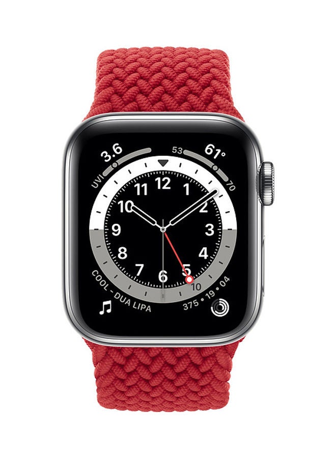 HuHa Replacement Strap Watchband For Apple Watch Series 7 41mm / 6 / SE / 5 / 4 40mm / 3 / 2 / 1 38mm Red - Image 3