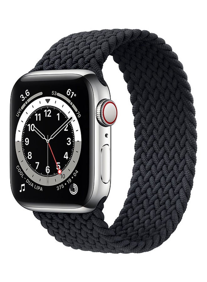 HuHa Replacement Strap Watchband For Apple Watch Series 7 41mm / 6 / SE / 5 / 4 40mm / 3 / 2 / 1 38mm Black - Image 1