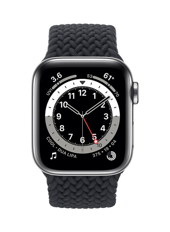 HuHa Replacement Strap Watchband For Apple Watch Series 7 41mm / 6 / SE / 5 / 4 40mm / 3 / 2 / 1 38mm Black - Image 2