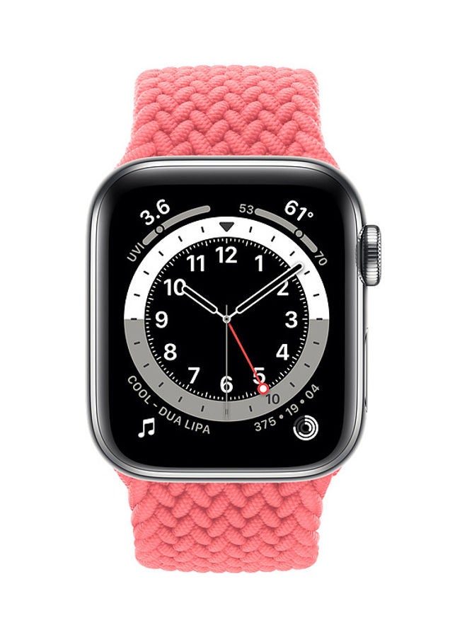 HuHa Replacement Strap Watchband For Apple Watch Series 7 41mm / 6 / SE / 5 / 4 40mm / 3 / 2 / 1 38mm Pink - Image 3