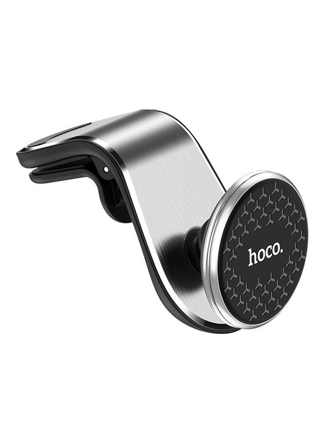 Hoco Strong Magnetic Air Outlet Magnetic Holder Silver/Black - Image 1
