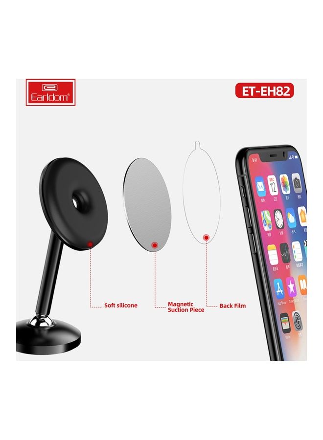 Earldom Car Mount Magnetic Holder For Smartphones Black - Image 4