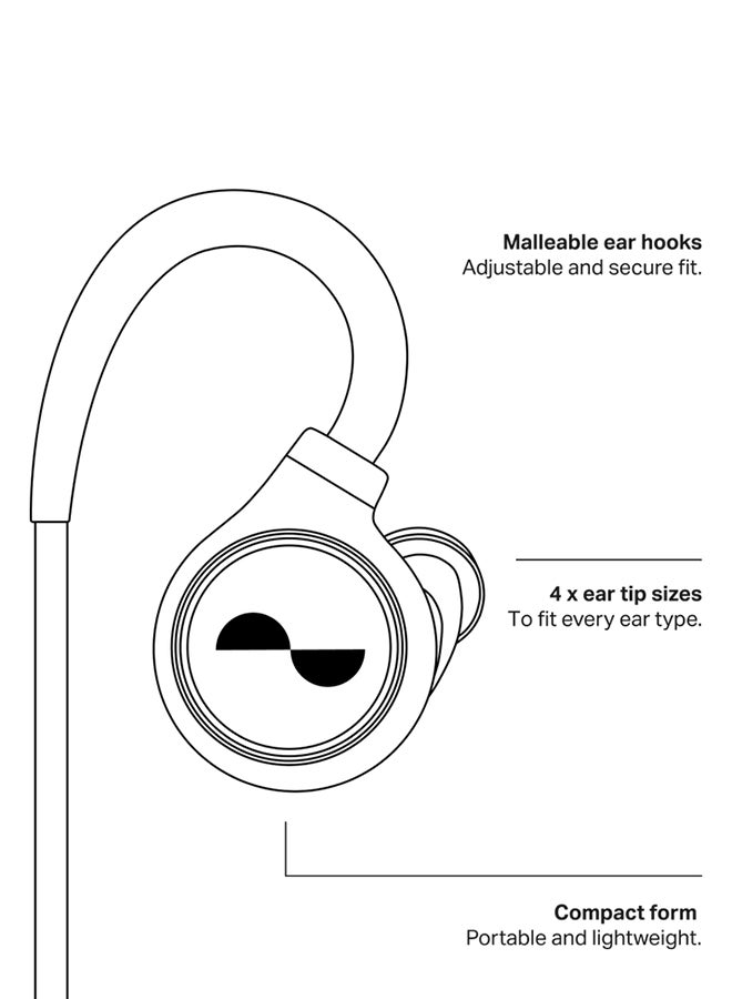 NURA - Wireless In-Ear Headphone Black - Image 1