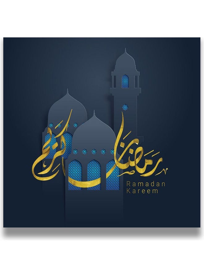فيفيوانا لوحة فنية بتصميم رمضان كريم متعدد الألوان 20x20سم - Image 1