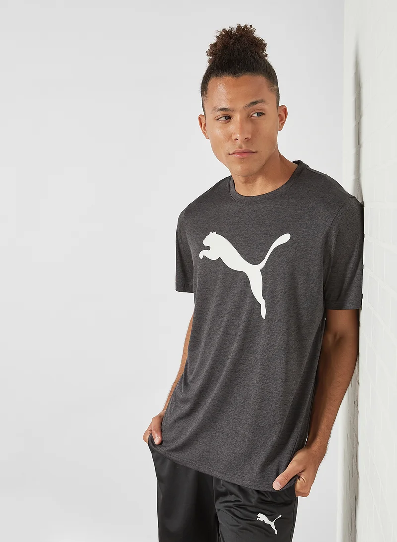PUMA Fav Cat Training T-Shirt Dark Grey Heather