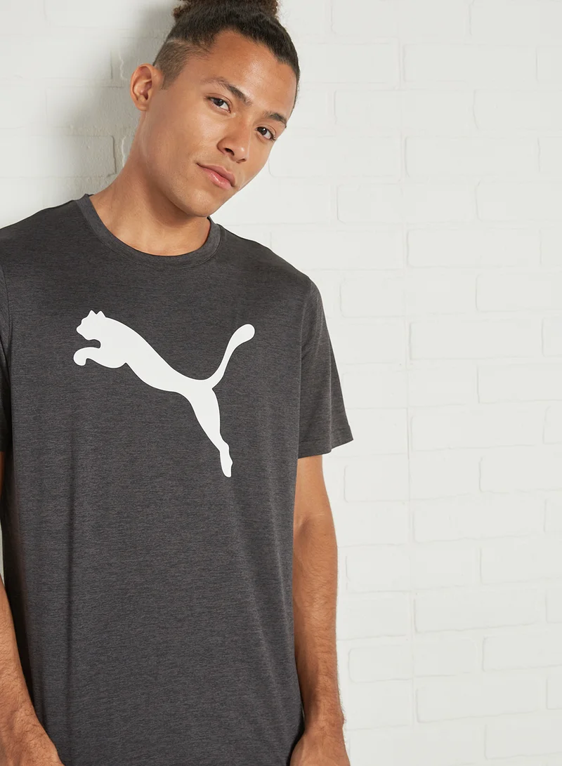 PUMA Fav Cat Training T-Shirt Dark Grey Heather