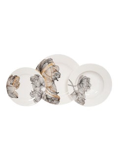 La Mesa 18-Piece Dinner Set Multicolour 29x29x21.5cm  - Image 1