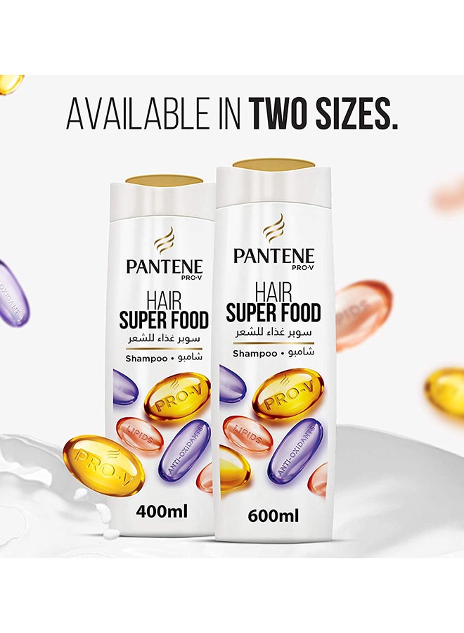 Pantene - Hair Super Food 3 Minute Miracle Conditioner With Shampoo 600ml + 200ml Pack of 2 - Image 1