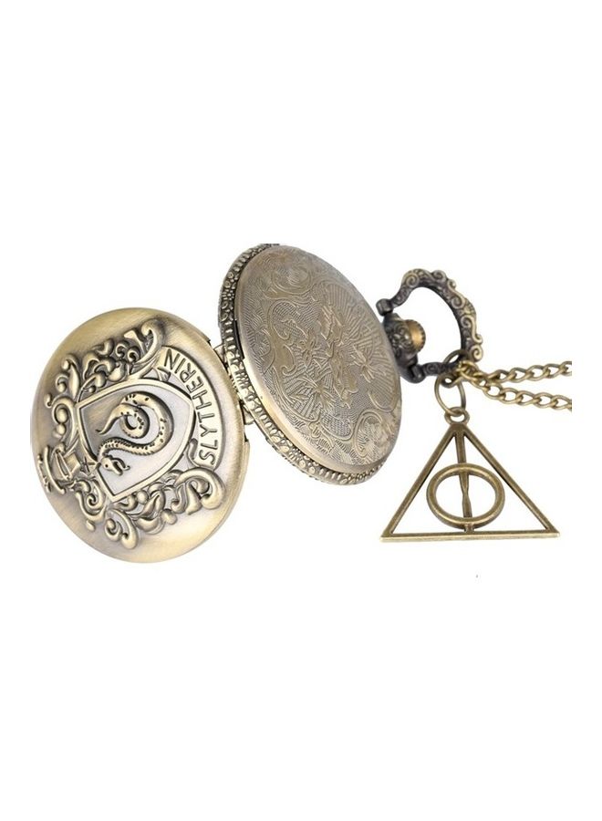 YASH - HP Slytherin Inspired Quartz Pocket Watch - Image 1