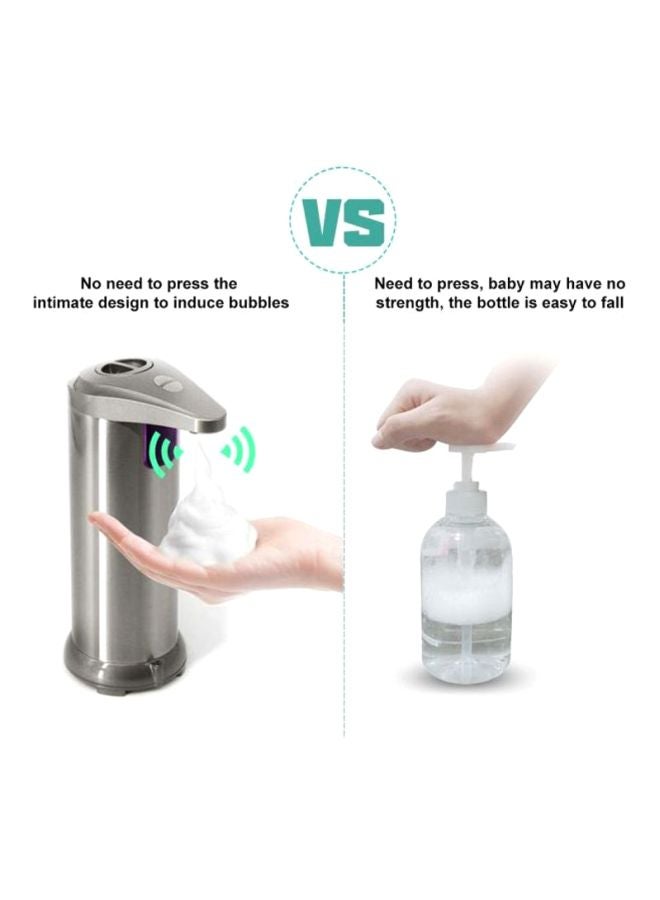 Generic - Automatic Soap Dispenser With Infrared Sensor Silver/Purple - Image 1