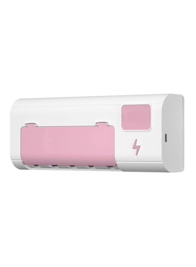 Generic UV Toothbrush Sanitizer White//Pink 21x5.5x8.5cm  - Image 1