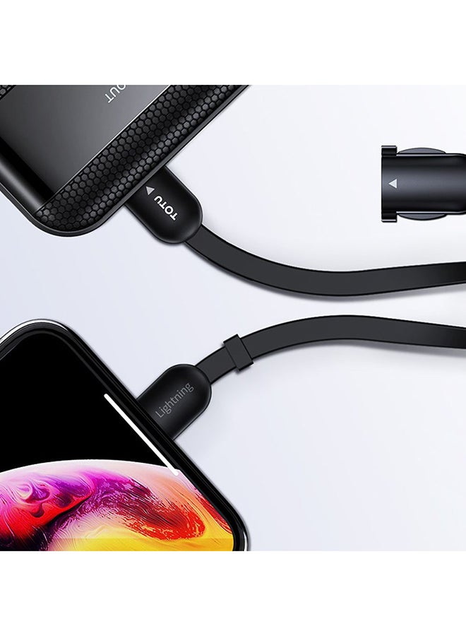 Totu 2.4A Good Partner Series Lightning Cable Black - Image 5