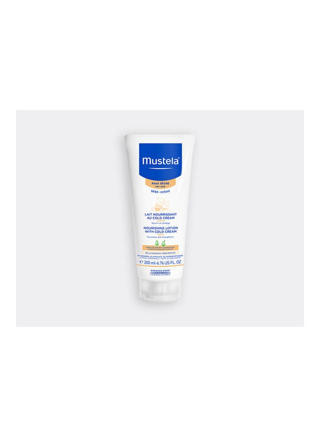 Mustela Nourishing Lotion  With Cold Cream Clear 200ml - Image 2