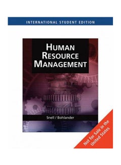 Human Resource Management Paperback English by Bohlander .Snell - 2006 