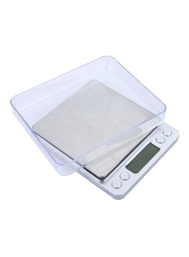 Generic - Digital Platform Weighing Balance Scale With Trays Silver - Image 1