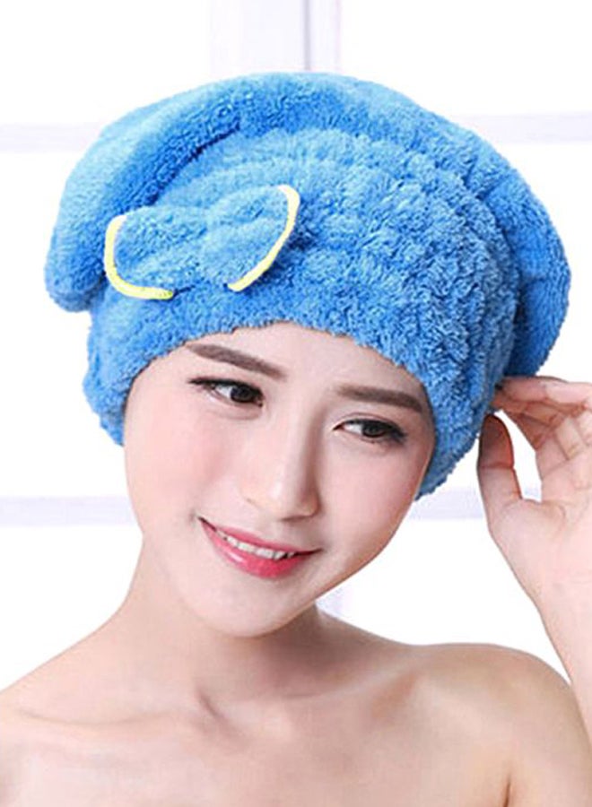 Quick Hair Drying Shower Cap Blue 22x3x20cm - Image 2