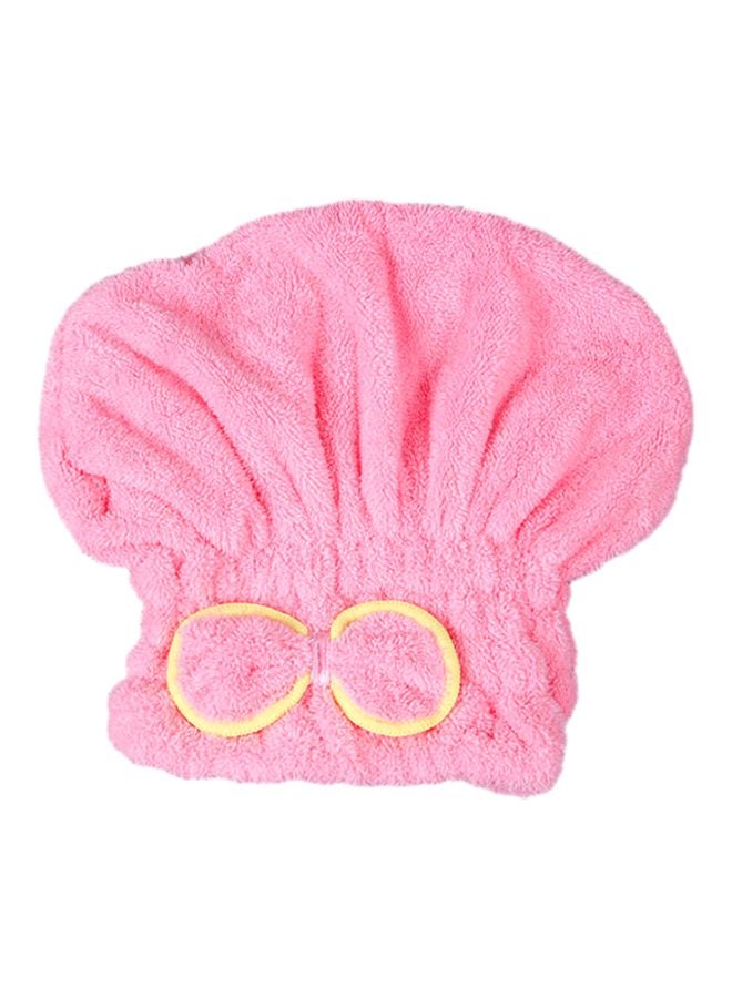 Quick Hair Drying Shower Cap Pink 22x3x20cm - Image 1