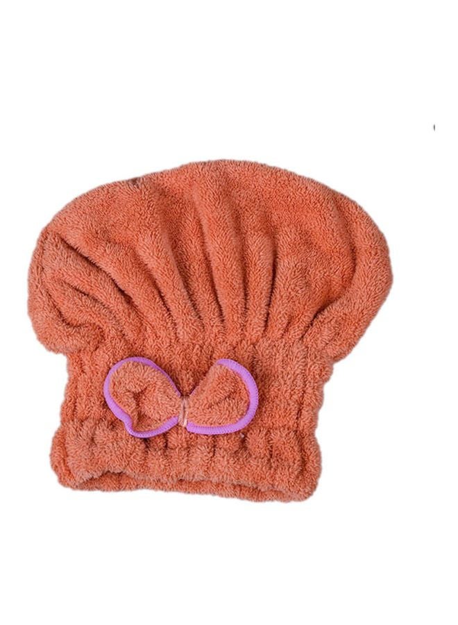Quick Hair Drying Shower Cap Brown 22x3x20cm