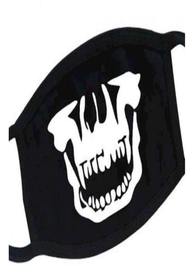 Generic - Skull Printed Face Mask Black/White - Image 1