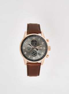Men's Navigator Leather Chronograph Watch 1513496