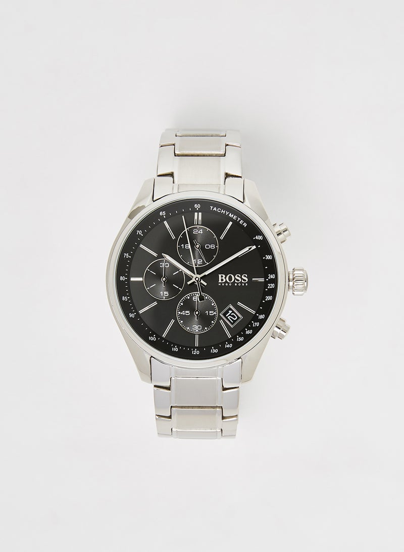 HUGO BOSS Men's Grand Prix Stainless Steel Chronograph Watch 1513477  - Image 1