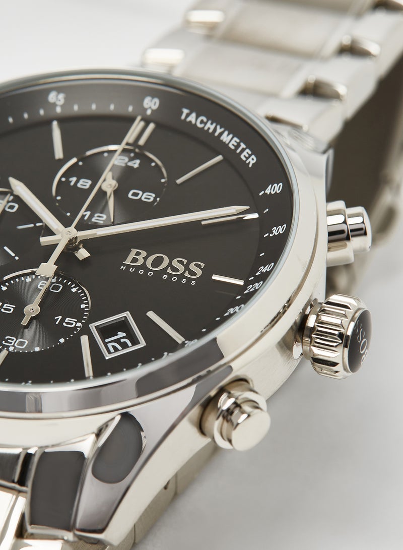HUGO BOSS Men's Grand Prix Stainless Steel Chronograph Watch 1513477  - Image 2