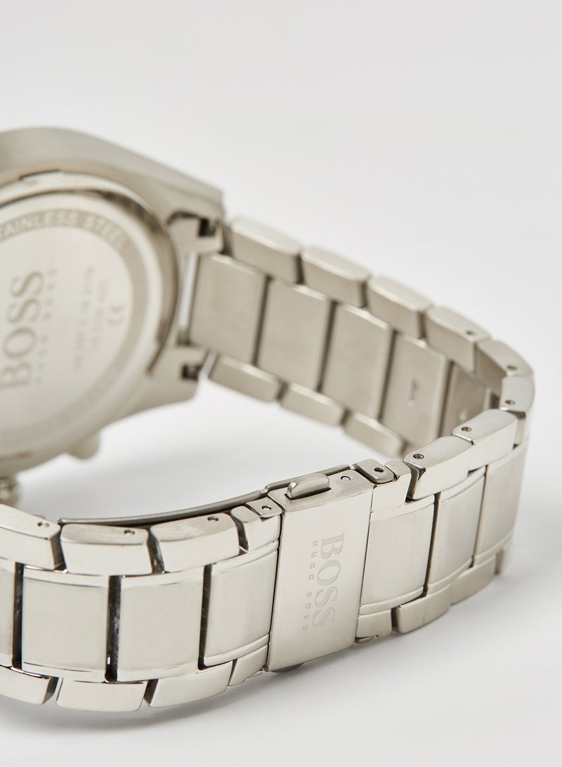 HUGO BOSS Men's Grand Prix Stainless Steel Chronograph Watch 1513477  - Image 4