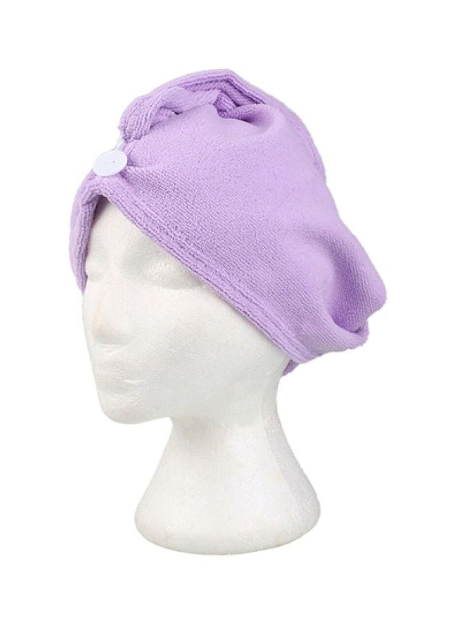 Quick Dry Turban Wrap Cap Purple 64.5X23.5X1cm - Image 1