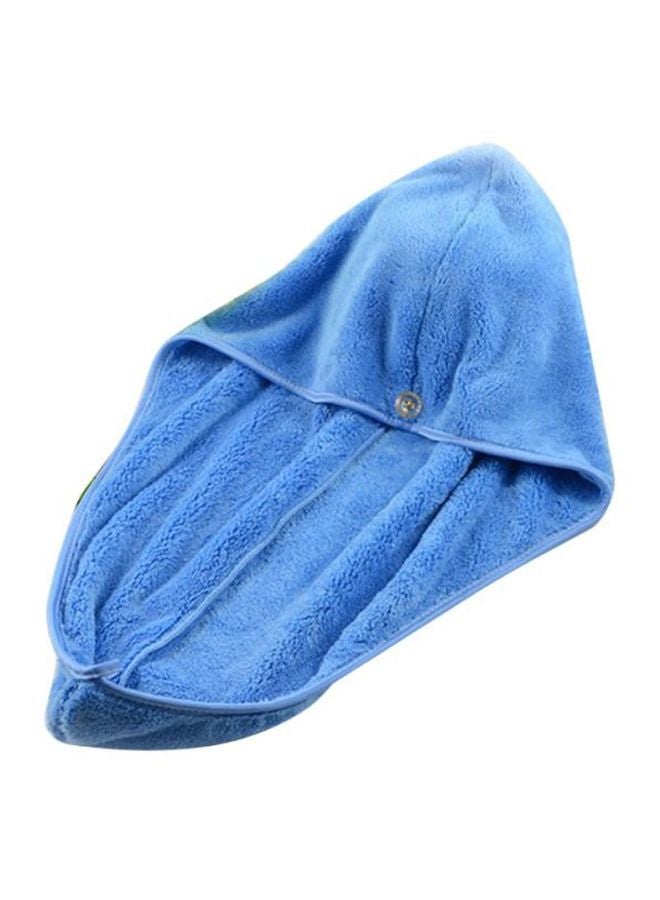 Soft Fiber Towel Cap Blue 60X22cm 