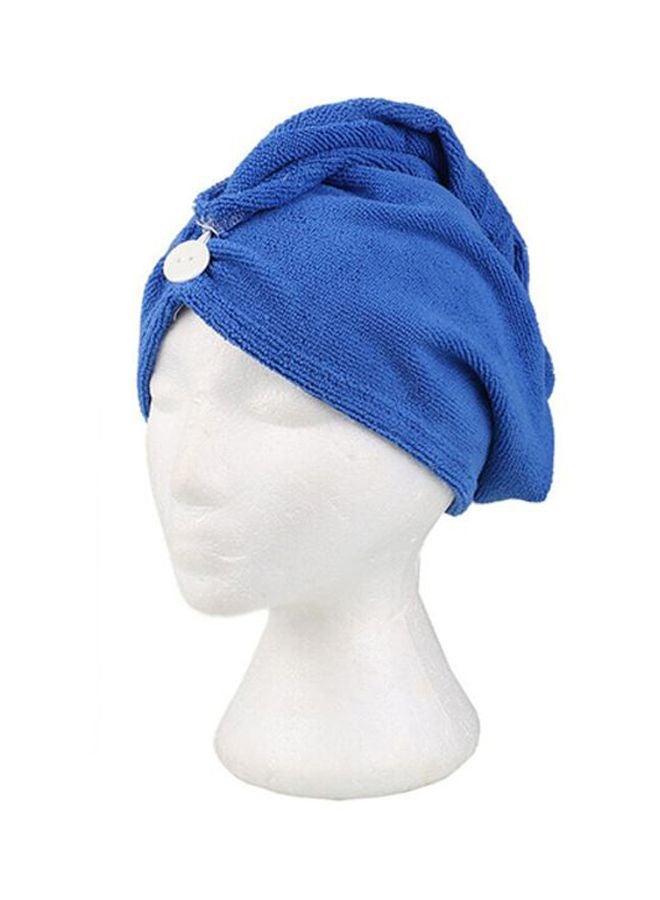 Generic Turban Wrap Hair Towel Blue 64.5x23.5x1cm  - Image 1