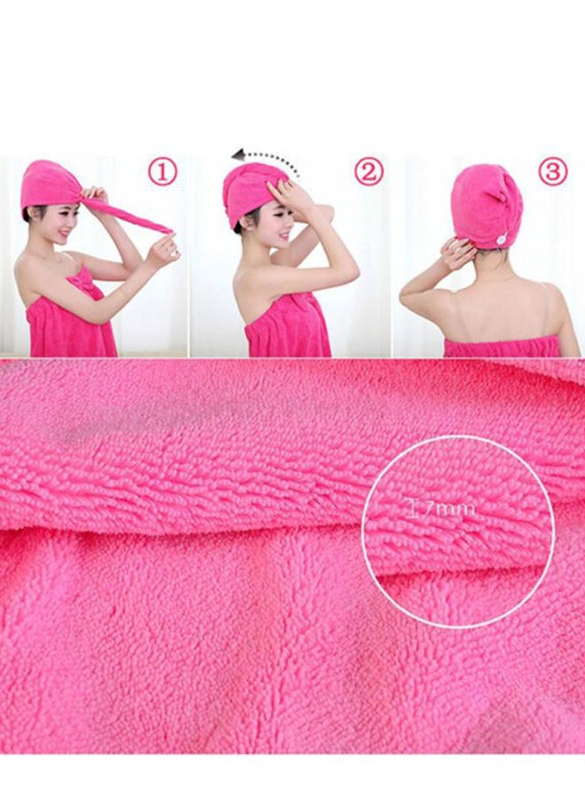 منشفة شعر ماجيك دراي وردي 65x25سم - Image 3