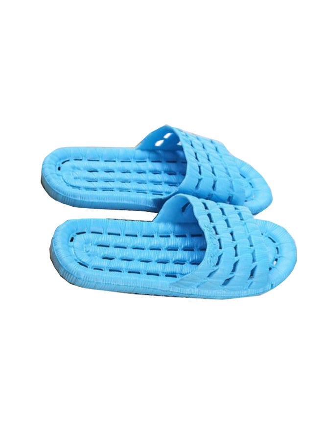 Thick-Soled Bathroom Slippers Blue 235cm  - Image 1
