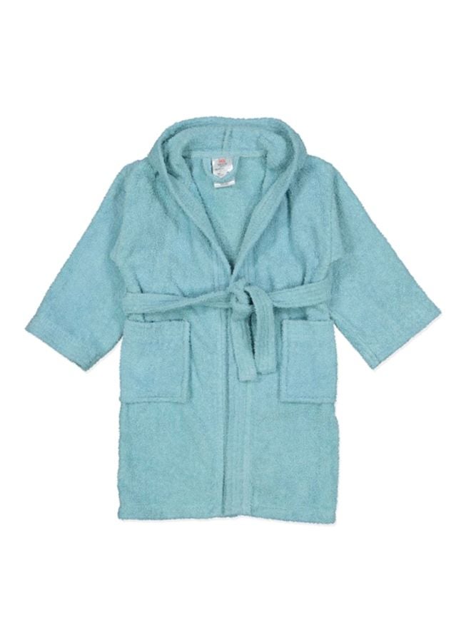Nexus Hooded Kimono Bathrobe Blue - Image 1