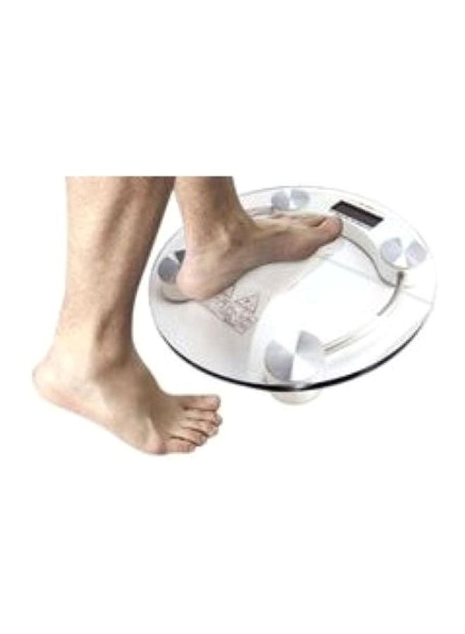 Digital Glass Round Weight Scale Clear  - Image 2