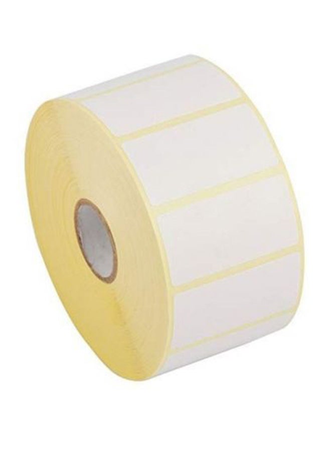 Generic Thermal Transfer Barcode Labels Roll White 